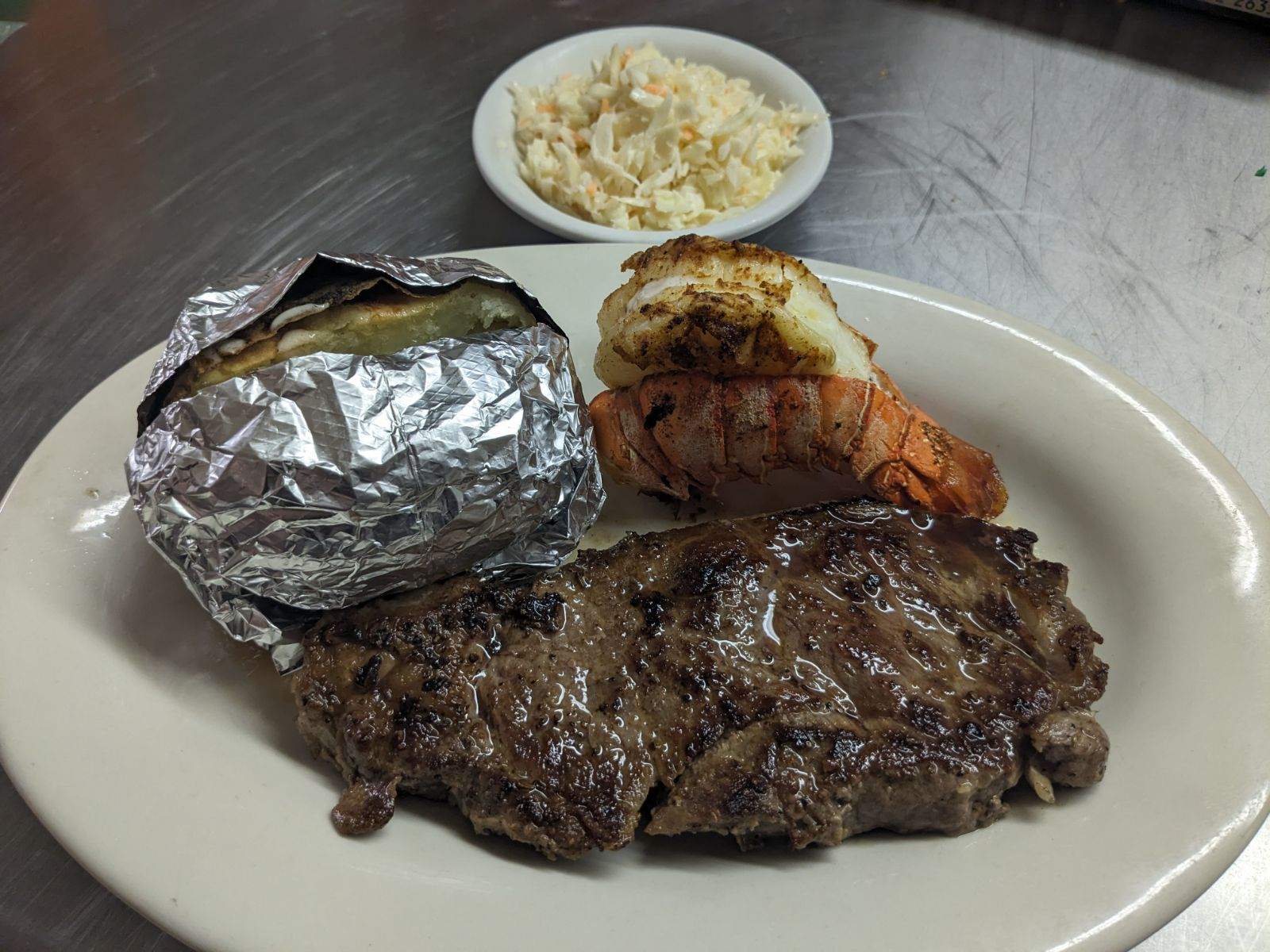 Steak and Lobster Tail